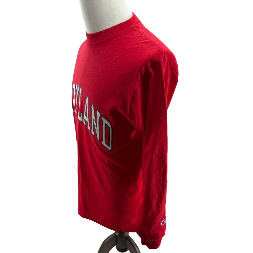 Champion Maryland Terrapins Red Crewneck Sweatshirt Mens‎ Medium - Picture 8 of 9